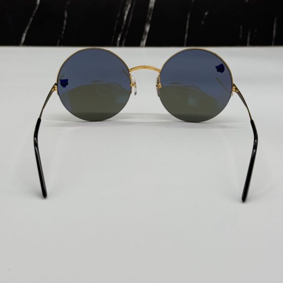 NEW CARTIER SUNGLASSES, ROUND GOLD WOMEN SUNGLASSES CARTIER CT0022S 002 - Picture 10 of 14